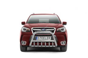 Bullbar delanteros Steeler para SUBARU FORESTER 2013-2016-2019 Modelo G