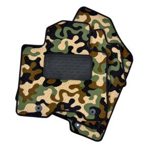 Alfombras textiles de camuflaje para BMW X5 E70 2007-2012 4 piezas