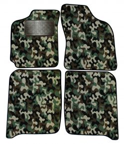 Alfombras textiles de camuflaje para Fiat Palio 1998-2002 4 piezas