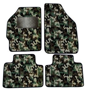 Alfombras textiles de camuflaje para Fiat Punto II 1999-2005 4 piezas