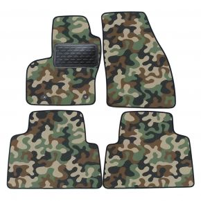 Alfombras textiles de camuflaje para Ford Kuga 2008-2012 4 piezas