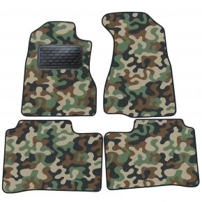 Alfombras textiles de camuflaje para Honda CRV 2001-2005 4 piezas