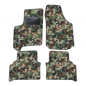 Alfombras textiles de camuflaje para Opel Meriva A 2003-2011 4 piezas