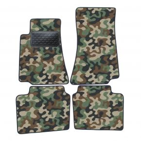 Alfombras textiles de camuflaje para Opel Omega B 1994-1999 4 piezas