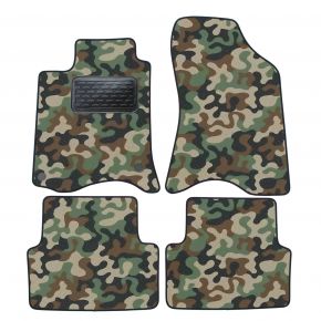 Alfombras textiles de camuflaje para Renault Laguna B 2001-2007