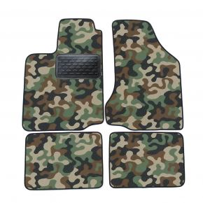 Alfombras textiles de camuflaje para Seat Cordoba 1999-2003 4 piezas