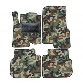 Alfombras textiles de camuflaje para Skoda Smart ForFour 2004-2006