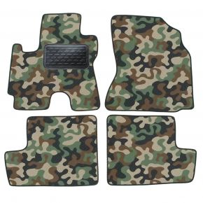 Alfombras textiles de camuflaje para Toyota RAV-4 2004-2012 4 piezas