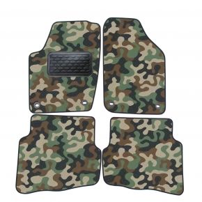 Alfombras textiles de camuflaje para Volkswagen Polo 9N 2002-2008