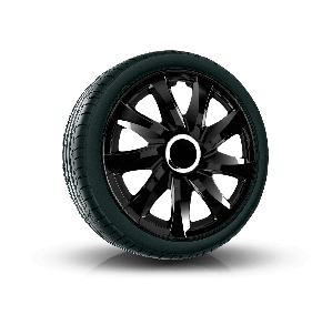 Tapacubos para HYUNDAI 15", DRIFT NEGRO LACADO 4 pzs