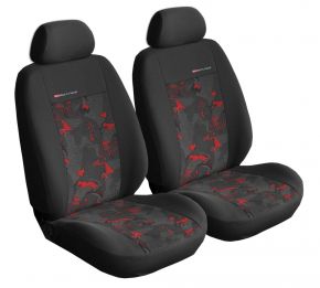 Fundas de asiento universales Elegance rojo