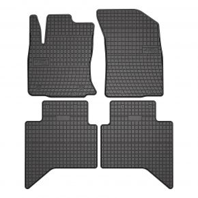 Alfombrillas de goma para Toyota Hilux VIII pickup, Active 4 piezas 2015-2026