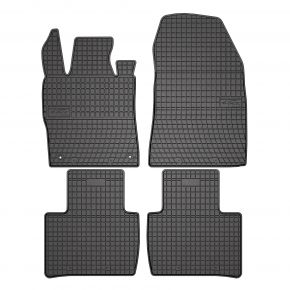 Alfombrillas de goma para Peugeot 408 fastback, excepto mild hybrid 4 piezas desde 2022