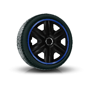 Tapacubos para SKODA 15", FAST LUX AZUL 4 pzs