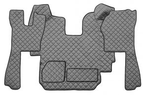 Alfombrillas de ecopiel Q para SCANIA R (01.2005-12.2010) - automático - Gris