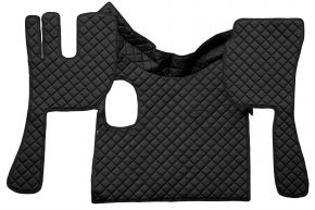 Alfombrillas de ecopiel Q para VOLVO FH 3 (01.2009-12.2012) - manual - Negro