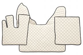 Alfombrillas de ecopiel Q para DAF XF 106 (01.2014-09.2021) - automático - Beige claro