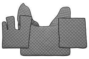 Alfombrillas de ecopiel Q para DAF XF 106 (01.2014-09.2021) - automático - Gris
