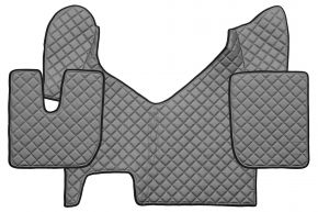 Alfombrillas de ecopiel Q para IVECO STRALIS HI-WAY (01.2013-12.2016) - automático - Gris