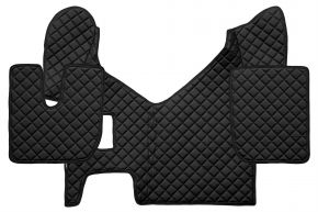 Alfombrillas de ecopiel Q para IVECO STRALIS HI-WAY (01.2013-12.2016) - manual - Negro