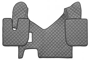 Alfombrillas de ecopiel Q para IVECO STRALIS HI-WAY (01.2013-12.2016) - manual - Gris
