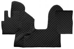 Alfombrillas de ecopiel Q para DAF CF (01.2013-12.2020) - automático - Negro