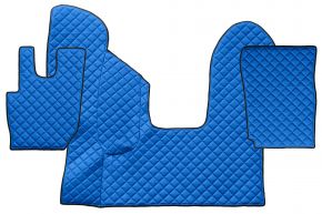 Alfombrillas de ecopiel Q para DAF CF (01.2013-12.2020) - automático - Azul