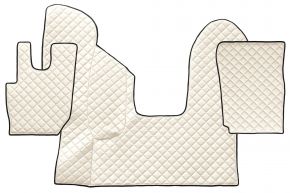 Alfombrillas de ecopiel Q para DAF CF (01.2013-12.2020) - automático - Beige claro