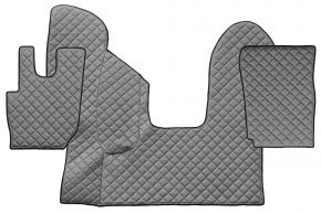 Alfombrillas de ecopiel Q para DAF CF (01.2013-12.2020) - automático - Gris