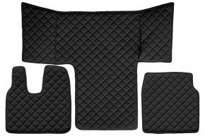 Alfombrillas de ecopiel Q para MAN TGL (01.2013-12.2019) - Negro
