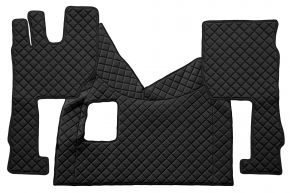 Alfombrillas de ecopiel Q para VOLVO FH 5 (desde 01.2020) - manual - Negro