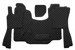 Alfombrillas de ecopiel Q para SCANIA G (01.2005-12.2016) - Negro
