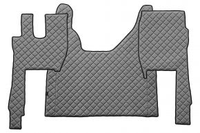 Alfombrillas de ecopiel Q para FORD F-MAX (desde 10.2018) - Gris
