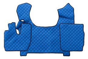 Alfombrillas de ecopiel Q para IVECO STRALIS S-WAY (03.2019-12.2023) - Azul