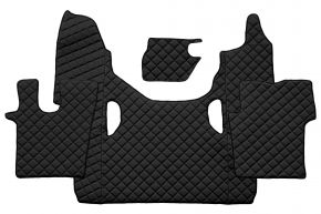 Alfombrillas de ecopiel Q para SCANIA G NEXTGEN (desde 01.2017) - Negro