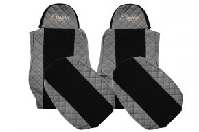 Fundas de asiento para DAF XF 105 (01.2006-12.2013) - grises