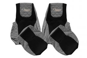 Fundas de asiento a medida ELEGANCE Q para DAF XG (desde 10.2021) - asientos idénticos - grises
