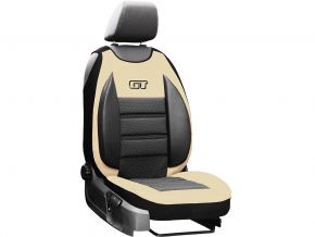 Funda asiento coche ergonómica GT Ergonomic con soporte lumbar, beige, 1 ud.
