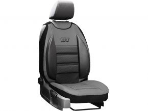 Funda asiento coche ergonómica GT Ergonomic con soporte lumbar, gris, 1 ud.