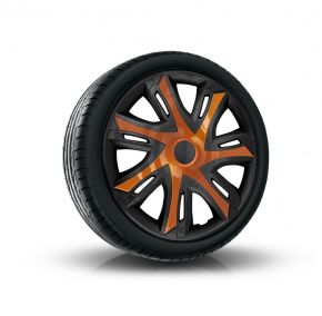 Tapacubos para RENAULT 15", N-POWER BICOLOR cobre-negro 4pzs