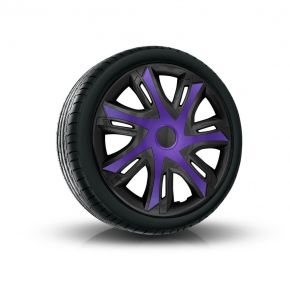 Tapacubos para HYUNDAI 15", N-POWER BICOLOR morado-negro 4pzs