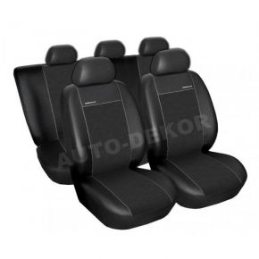 Fundas de asiento universales PREMIUM negro, tamaño A