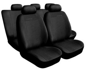 Fundas de asiento universales PRESTIGE ALCANTARA negro