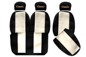Fundas de asiento a medida CLASSIC para MAN L2000 (01.1994-12.2005) - beige claro