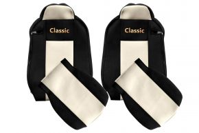 Fundas de asiento a medida CLASSIC para IVECO STRALIS XP (01.2016-12.2019) - beige claro