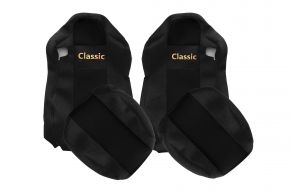 Fundas de asiento a medida CLASSIC para IVECO STRALIS S-WAY (03.2019-12.2023) - negras
