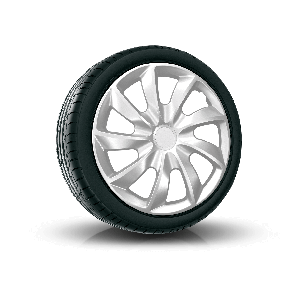 Tapacubos para FIAT BLUE 14", QUAD GRIS 4 pzs