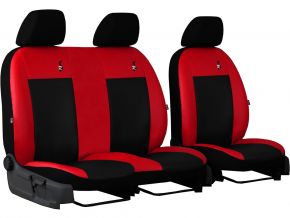 Fundas de asiento a medida de Piel ROAD VOLKSWAGEN T5 2+1 CARAVELLE (2003-2015)