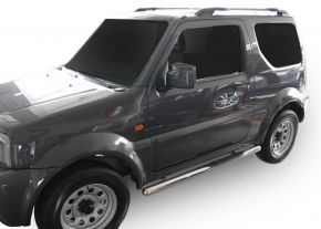 Marcos laterales de acero inoxidable para Suzuki Jimny 1998-2018 3D