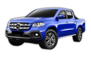 Marcos laterales de acero inoxidable para Mercedes X-Class 2017-up